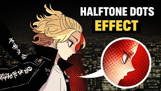 Learn Halftone Dots Effect Step-by-step.. Easy & Clean In Alight Motion.. #fypシ #tutorial #anime