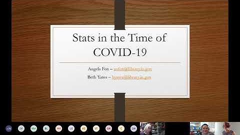 Stats in the Time of COVID-19 webinar 7-28-20