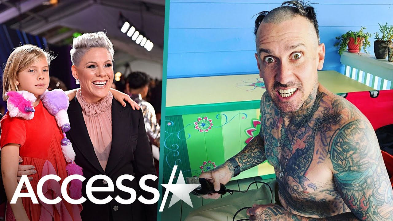 Pink's Daughter Willow Shaves Dad Carey Hart's Hair: 'We've Lost It'