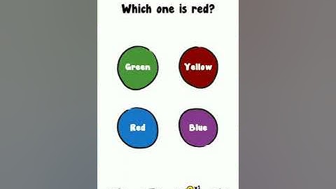 Trick Me Level 1 Which one is red.