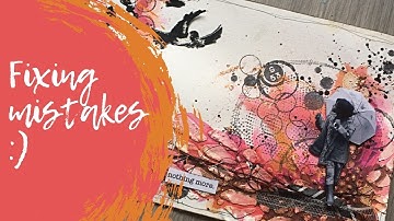 Art journal- how to deal with mistakes