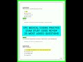 CPC MEDICAL CODING PRACTICE EXAM STUDY GUIDE REVIEW 25 MOST ASKED QUESTIONS UPDATED 2026 EXAM PREP