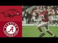 Arkansas vs #1 Alabama Highlights | NCAAF Week 9 | College Football Highlights