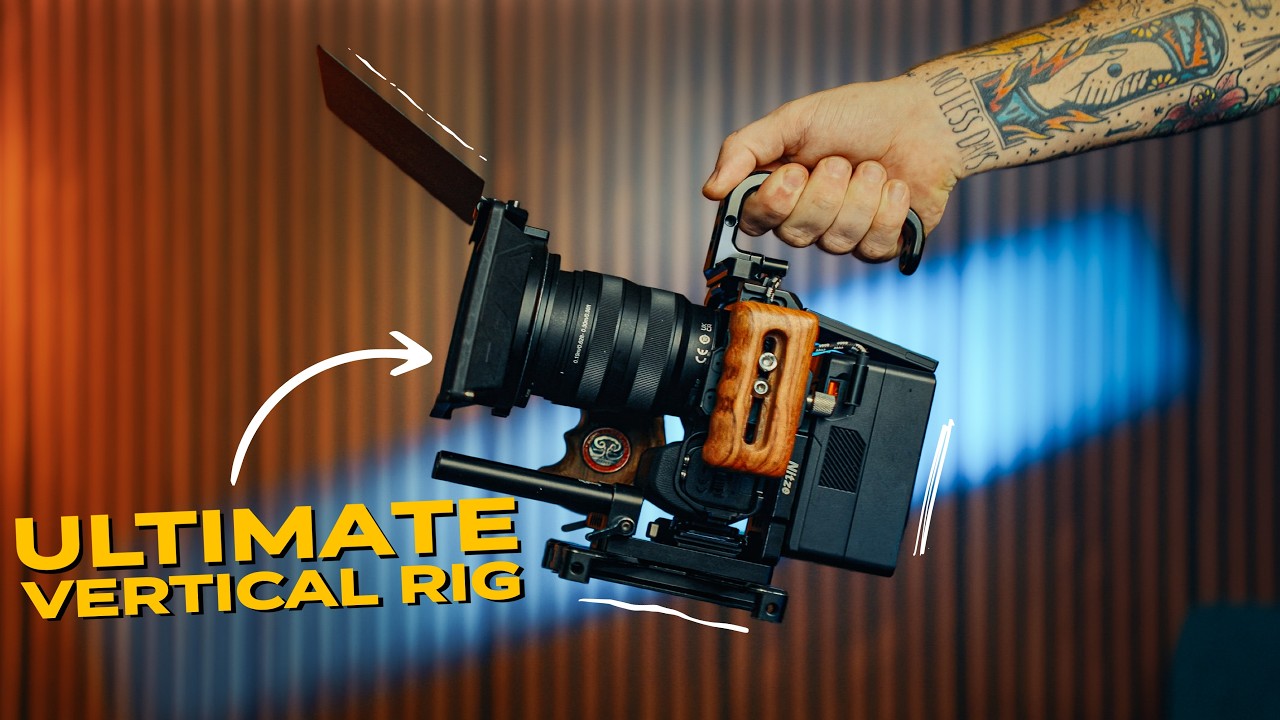 I Built The ULTIMATE Vertical Video Cine Rig for the SONY ZVE10