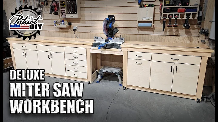DELUXE Miter Saw Workbench / Miter Station PART 2