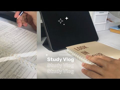 Study Vlog • เรียนภาษาเกาหลี 5 วันติด! 📒✏️