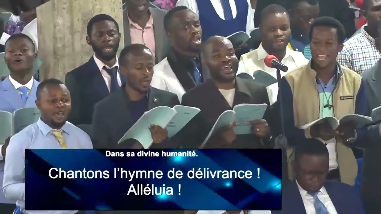 Alléluia Dans sa divine humanité. CHORALE TABERNACLE DE KOLWEZI. #alleluia  #hymn #chorale.