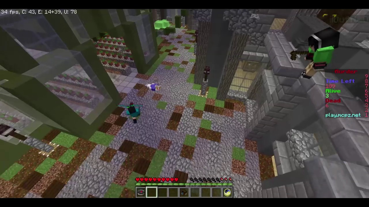 Minecraft - THE TRUE MURDER MYSTERY - (the first kind, before hypixel.) - easter egg at last second.