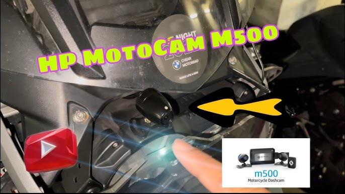 HP m550 Moto Cam, the dashcam made for motorcyclist! 