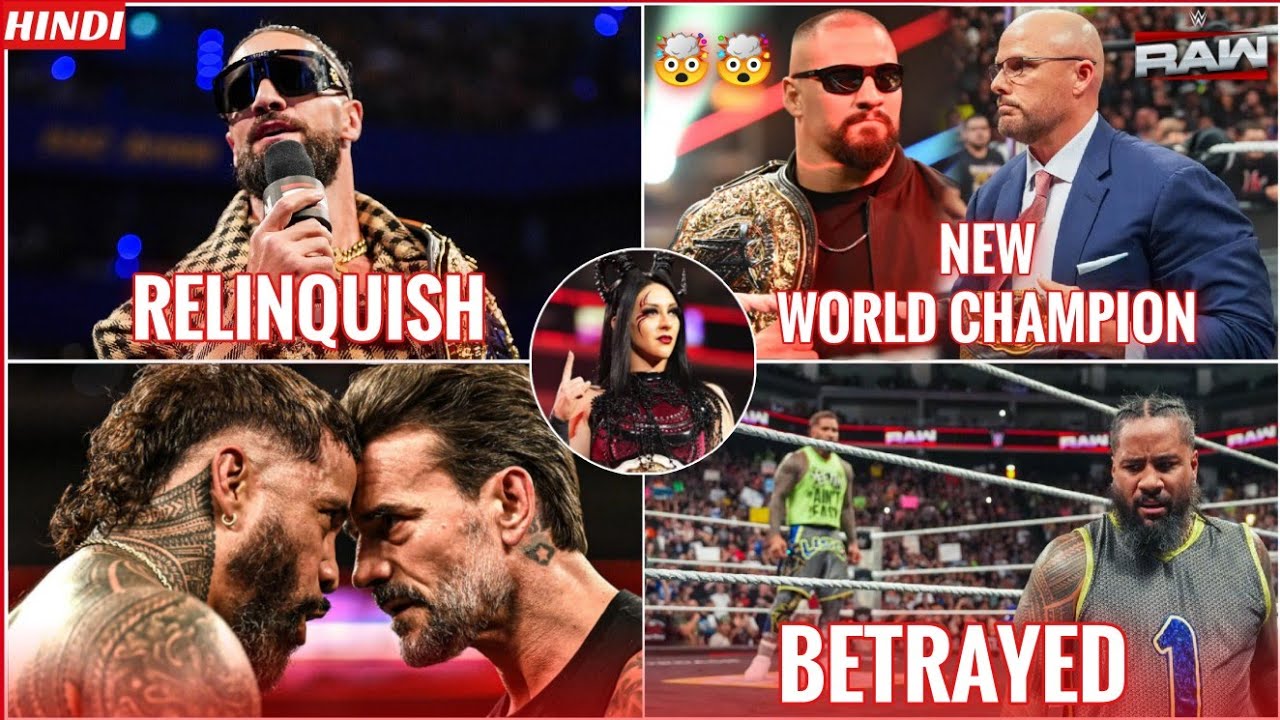 Seth Rollins RELINQUISH Title🤯,NEW CHAMPION CROWNED,Jey BETRAYED:-WWE Raw 21 October 2025 Highlights