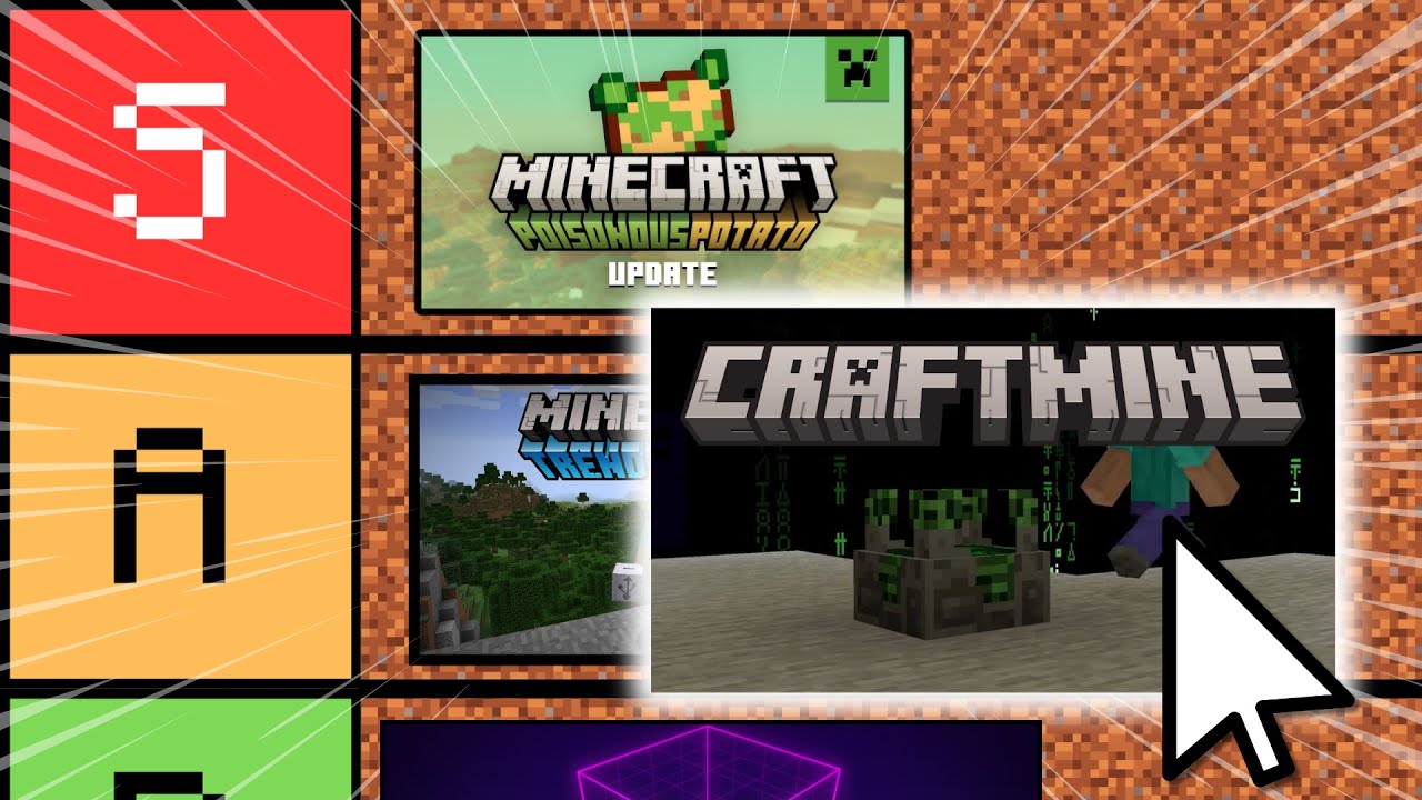 Every Minecraft April Fools Update RANKED From Worst to Best - YouTube
