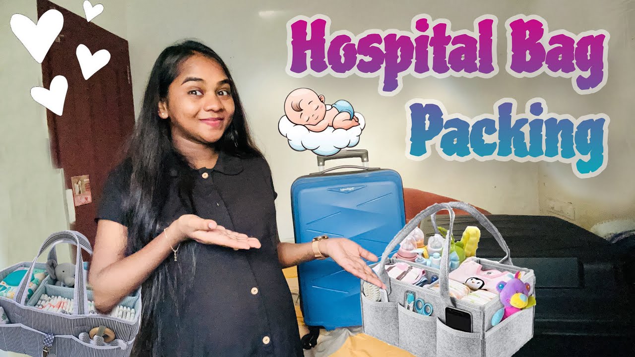 Last Minute Hospital Bag Packing • Baby 🫶 Mom Essentials 🥰