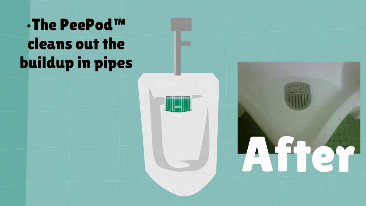 PeePodTM The Answer to Urinal Smells YouTube