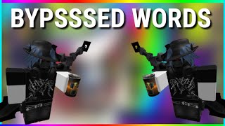 [BEST] ROBLOX NEW BYPASSED WORDS WORKING 2021