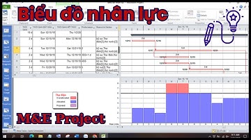 M&E Project | Lập Biểu Đồ Nhân Lực Trong  Microsoft Project | M&E Automation