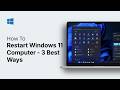 How to Restart Windows 11 Computer - 3 Best Ways