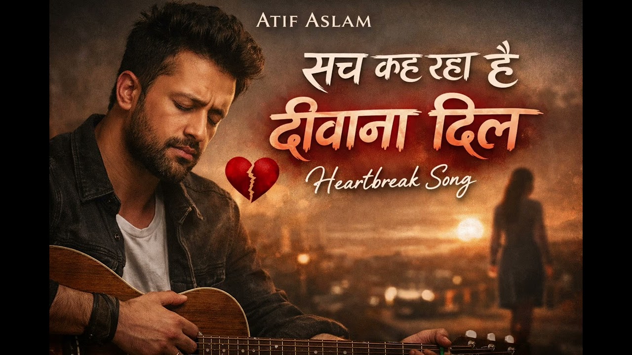Sach Keh Raha Hai Deewana Dil | Atif Aslam Cover |Sad Romantic