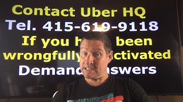 Wrongfully Deactivated or terminated by Uber? Do this.