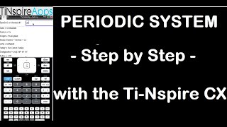 Periodic Table of Elements on the TINspire Calculator screenshot 3