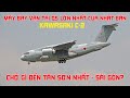 Máy bay vận tải quân sự cỡ lớn Kawasaki C-2 của Nhật đến sân bay Tân Sơn Nhất.