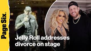 Jelly Roll addresses divorce on stage during Saratoga Springs concert
Jelly Roll addresses divorce on stage during Saratoga Springs concert Jelly Roll addresses divorce on stage during Saratoga Springs concert