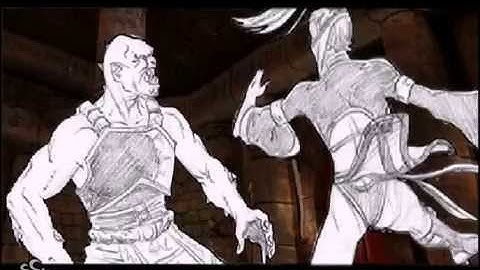 [HQ] Mortal Kombat Deception - Cinematic Trailer Sketches