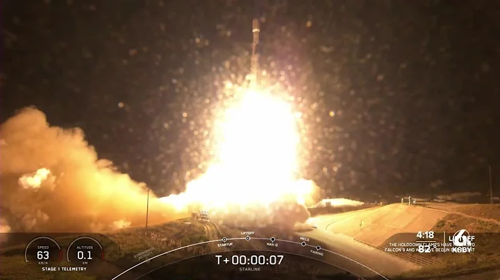 SpaceX launches Falcon 9 from Vandenberg Space Force Base