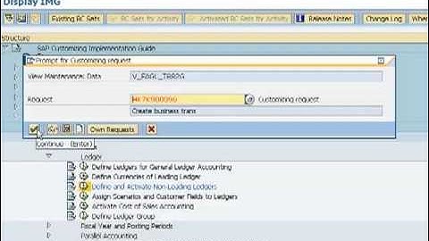 sap new gl configuration -Define and Activate Non Leading Ledgers