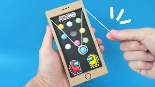 Funny😊iPhone iOS App Game? Cardboard Arts and Crafts Challenge with Among Us screenshot 4