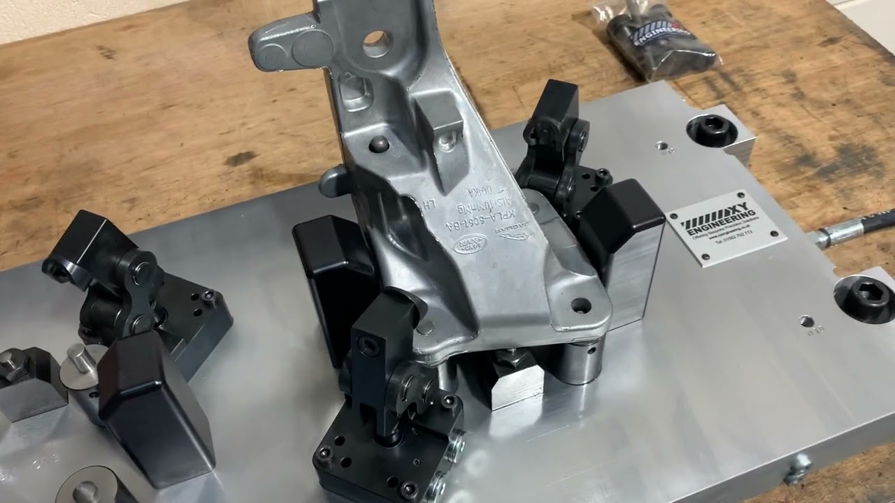 Hydraulic Fixture with air sense and Poka Yokes