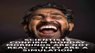 Scientists confirm Monday mornings are not real — they are a simulation #Shorts