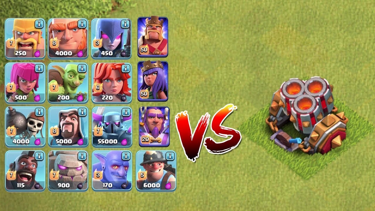 ALLE TRUPPEN vs. MULTIMÖRSER! ☆ Clash of Clans ☆ CoC