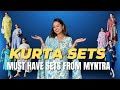 Must have kurta sets from anouk on myntra  eid outfits office sets under rs 2000