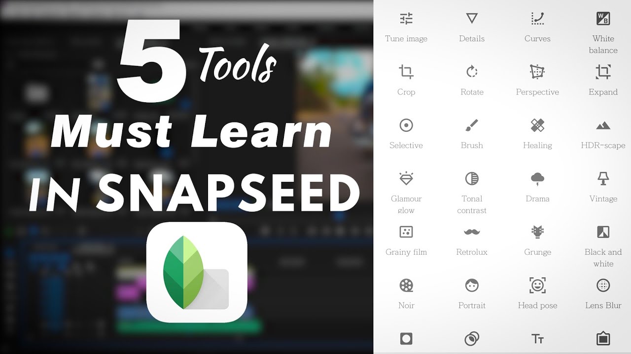 Must Learn Snapseed Tool Malayalam Tutorial