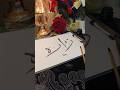 What is 💕Zara Style Calligraphy Art#handwriting #art #artist #calligraphy #painting #ytshorts