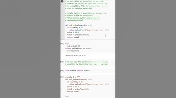 How to Raise Exception in Python #python #education #programming #pythons #shorts