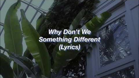 Why Don