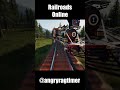 Speed Demon #railroadsonline #railroad #trains #eureka #shorts #gaming #funny #derailment #choochoo