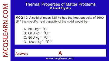 Thermal Properties: Matter | Thermal Properties Quiz Question Answer | Class 10–9 Quiz | Ch 21 Notes