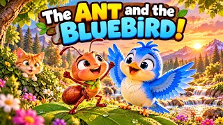 The Little Ant and The Bluebird 🐜🐦| A Heartwarming Friendship Story | English Moral Stories for Kids