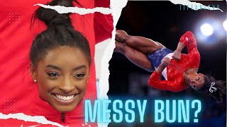 SIMONE BILES NEEDS TO DO HER HAIR 🙄🙄🙄 (FULL VIDEO) - TIFFANICVD