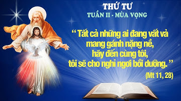 THỨ TƯ - TUẦN II MÙA VỌNG (Mt 11, 28-30) - Lời Chúa Cho Mọi Người
