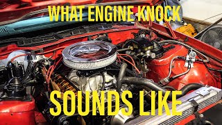 What Engine Knock (Rod Knock) Sounds and Looks Like!