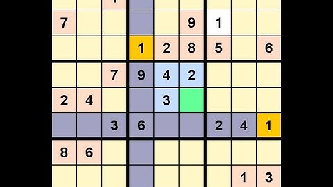 How to Solve New York Times Sudoku Hard October 18, 2020