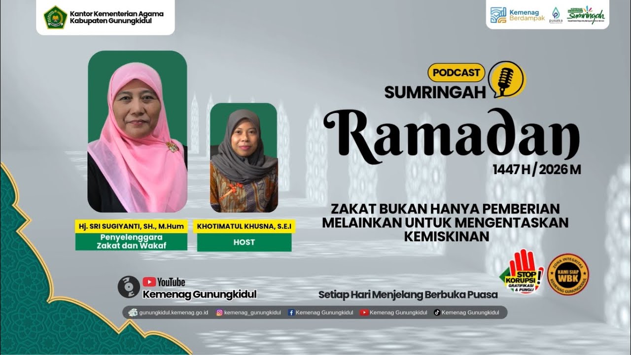 Zakat Bukan Hanya Pemberian Melainkan Untuk Mengentaskan Kemiskinan | Sumringah Ramadan 1447 H