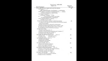 📘 11th Commerce OC Question Paper 2025 | Real Board Paper Leak 😱 | Full Paper with Solution | Shorts