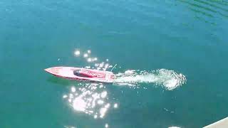 TFL Outerlimits Lucis Oil at the big pond with some crazy motor temps ?