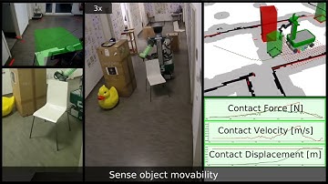 Tactile-based negotiation of unknown objects during navigation
