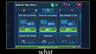 What?????Star Wars Galaxy Of Heroes