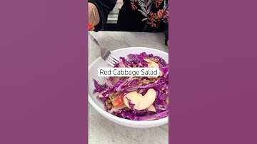 Cabbage Salad with Apples! #cabbage #salad #saladrecipe